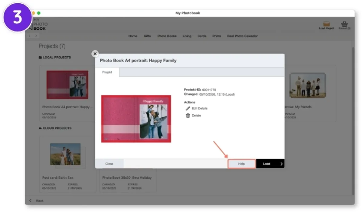 Cliquez sur le bouton « Aide » dans le logiciel téléchargé